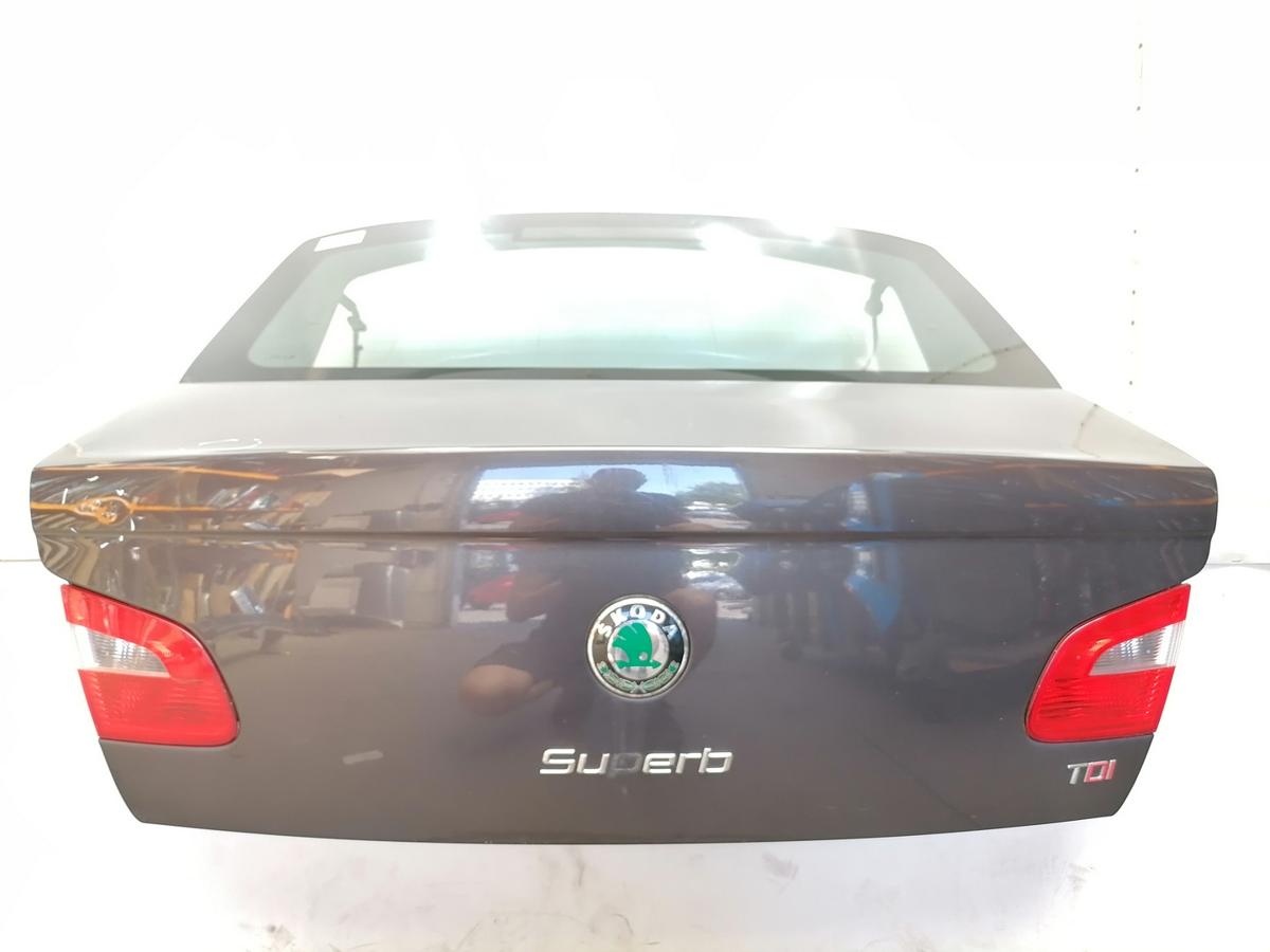 Skoda Superb 2 3T original Heckklappe mit Heckscheibe LF8M Moccabraun Flie&szlig;heck Bj.2009
